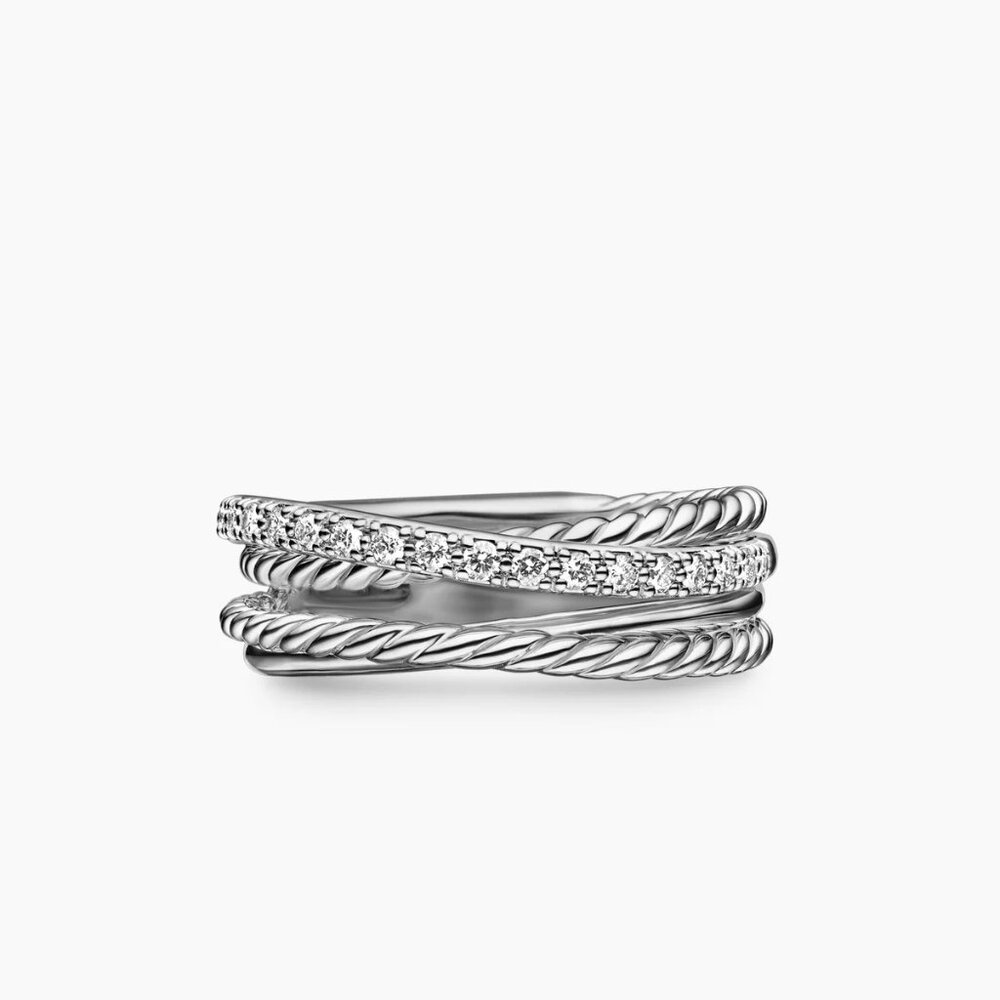 Crossover Band Ring